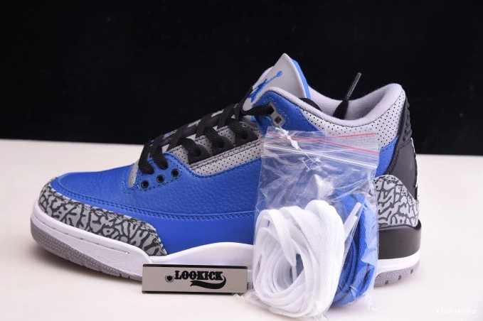 CT8532 Air Jordan 'Varsity - 3 400 Royal' Retro 0911